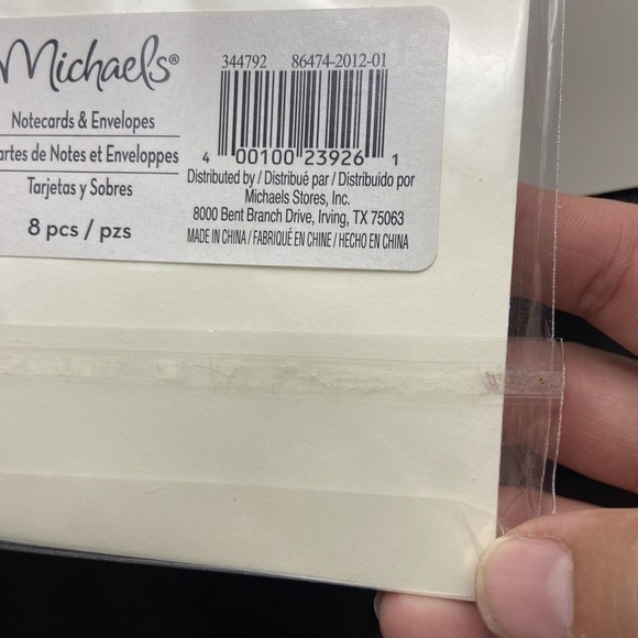 Michael's "Thank You" Note Cards and Envelopes 2 Packs of 8 Sealed - Picture 6 of 8